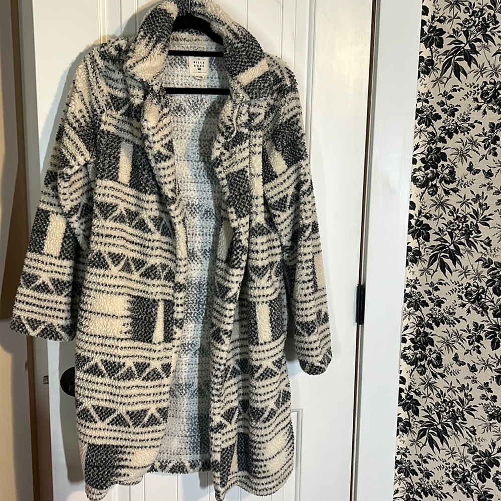 Billabong long fleece cardigan